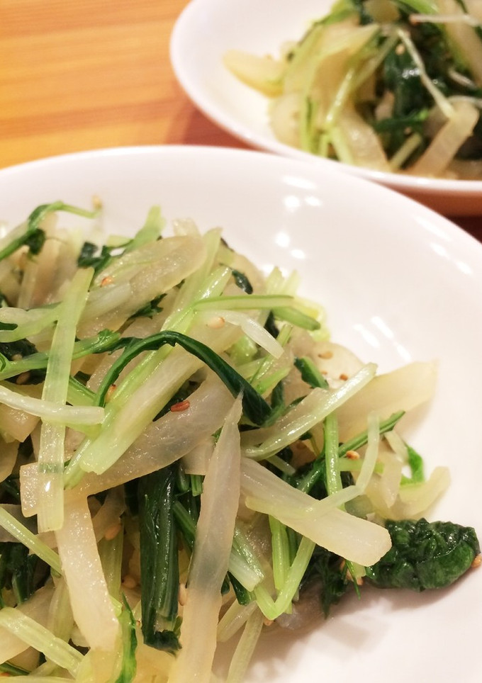 簡単野菜たっぷり★水菜と大根のナムル-レシピのメイン写真