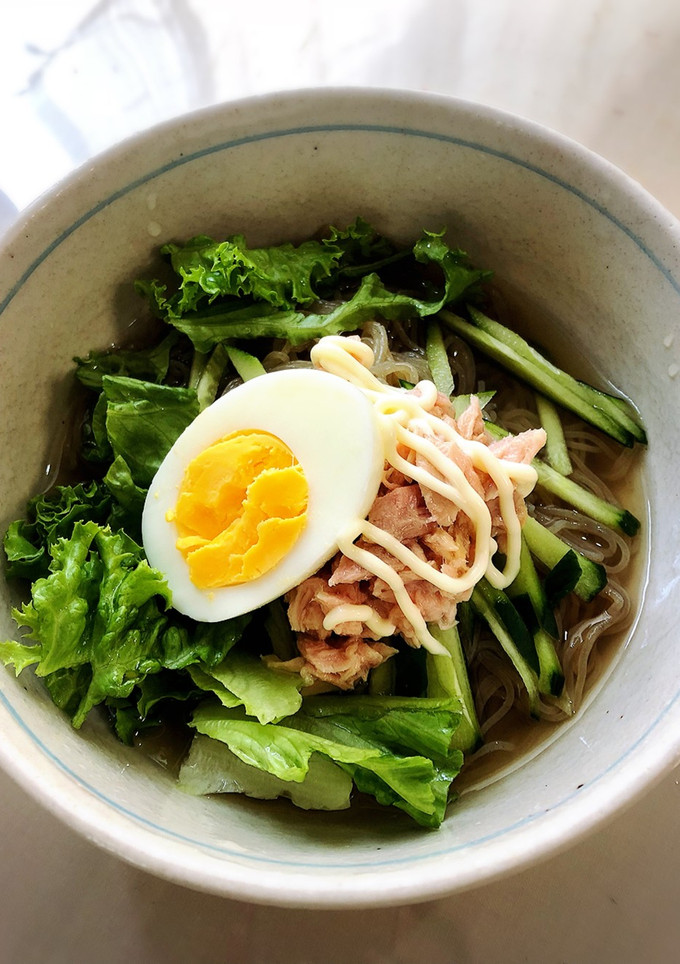 ふるる冷麺 ツナマヨ-レシピのメイン写真