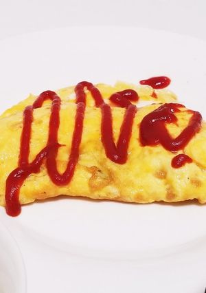 キャベツと玉ねぎとチーズのオムレツ-レシピのメイン写真