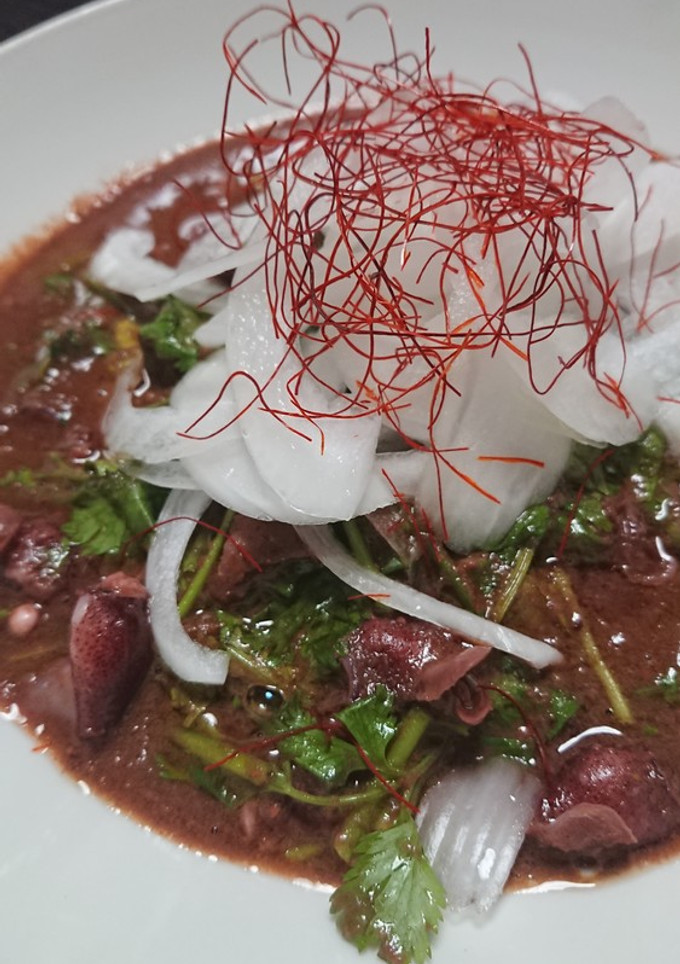 タイ風ほたるいかとパクチーアヒージョ-レシピのメイン写真