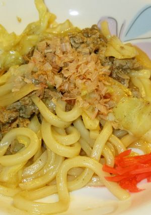 冷凍さぬきうどんで簡単☆焼きうどん♪-レシピのメイン写真