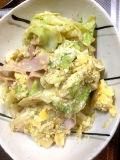 キャベツとハムと卵炒め☆もう一品に☆-レシピのメイン写真