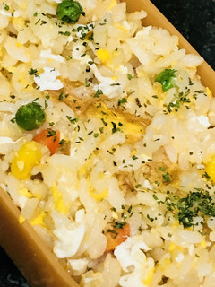 【お弁当】野菜ミックスのカラフル玉子炒飯-レシピのメイン写真