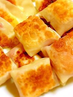 生ハムとチーズのおつまみ餃子-レシピのメイン写真