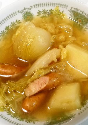 春野菜とウインナーのスープ-レシピのメイン写真