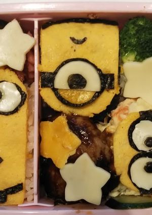 キャラ弁 ミニオンズ-レシピのメイン写真