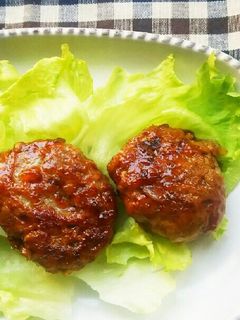 子ども大人喜ぶ照り焼きハンバーグ!-レシピのメイン写真