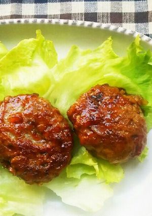 子ども大人喜ぶ照り焼きハンバーグ！-レシピのメイン写真