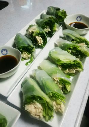 プチプチ海藻麺野菜たっぷりヘルシー生春巻-レシピのメイン写真