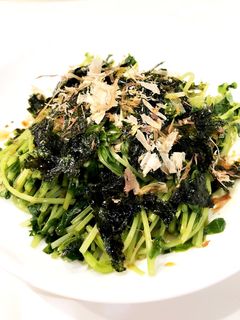 豆苗と韓国海苔のおひたし-レシピのメイン写真