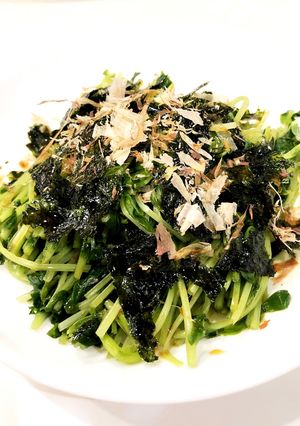 豆苗と韓国海苔のおひたし-レシピのメイン写真