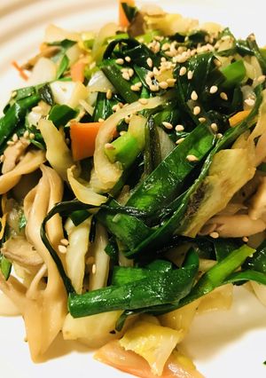 野菜だけ炒め☆ニラと四品目の炒めもの-レシピのメイン写真