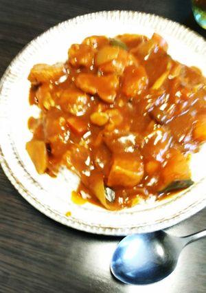 チキンとかぼちゃの野菜ジュースカレー-レシピのメイン写真