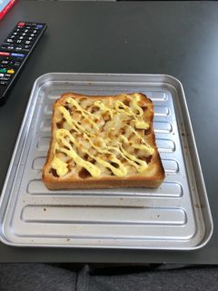 お好み焼き風トースト-レシピのメイン写真