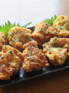 鶏のから揚げ 塩レモン木の芽あえ-レシピのメイン写真