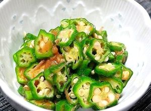 簡単！オクラみょうが☆梅わさび風味-レシピのメイン写真