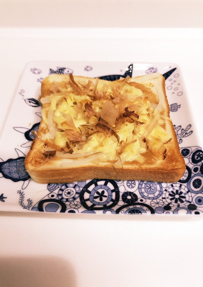❁白味噌と練りゴマと玉ねぎのトースト❁-レシピのメイン写真