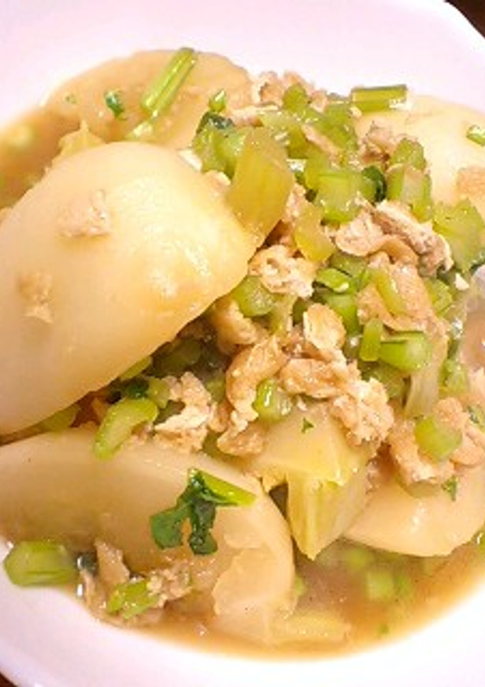 かぶ＆うす揚げの煮物-レシピのメイン写真