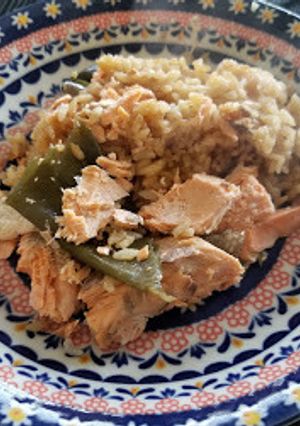 簡単 鮭 炊き込みご飯-レシピのメイン写真