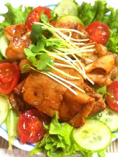 焼き肉サラダ-レシピのメイン写真