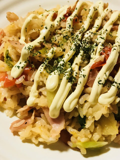 BLT炒飯☆ベーコン&レタス・トマト炒飯-レシピのメイン写真