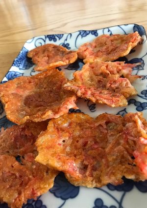 おつまみに最高☆桜えびのチーズせんべい-レシピのメイン写真