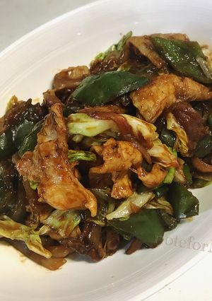 【甜麺醤不使用】回鍋肉-レシピのメイン写真