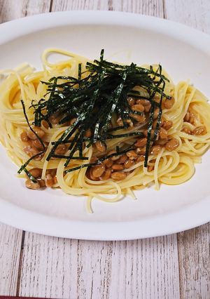 納豆好きにはぜひ♪簡単納豆パスタ-レシピのメイン写真