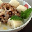 夕おやつ♪甘酒・酒粕・納豆入りヨーグルト