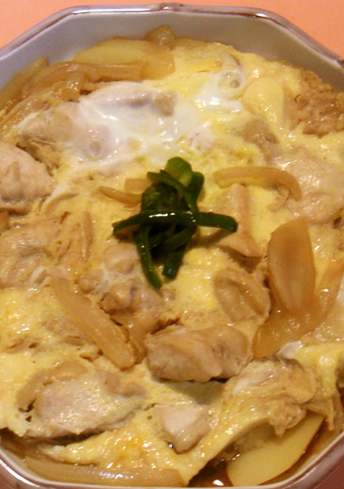 じゃが芋を使った鶏肉卵とじ（親子丼の素）-レシピのメイン写真
