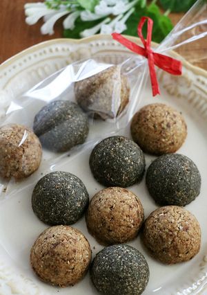 ねり胡麻でオートミールクッキー-レシピのメイン写真