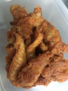 簡単!時短!美味!鶏皮の唐揚げ!-レシピのメイン写真