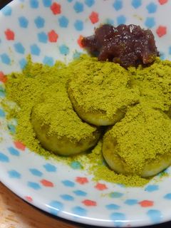 白玉だんごの抹茶きなこ-レシピのメイン写真