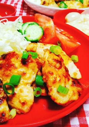 塩麹で☆むね肉のガリバタソテー-レシピのメイン写真