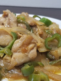 鶏肉と玉ねぎのマヨポンソース炒め-レシピのメイン写真