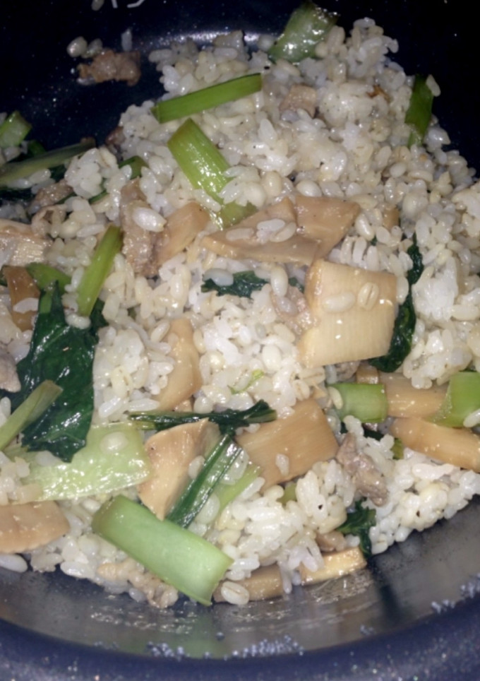 たけのこと水菜の炊き込みご飯☆-レシピのメイン写真