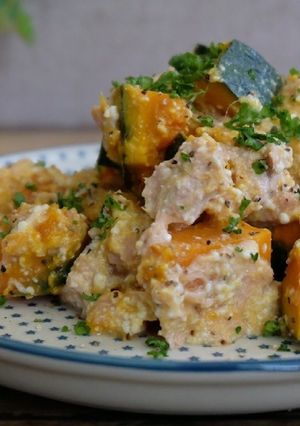 ヘルシーサラダ☆かぼちゃのツナ豆腐サラダ-レシピのメイン写真