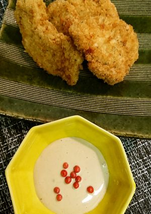 チキンカツ・QPアンチョビソース添え-レシピのメイン写真