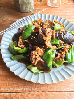 なすとピーマンの豚肉味噌炒め-レシピのメイン写真