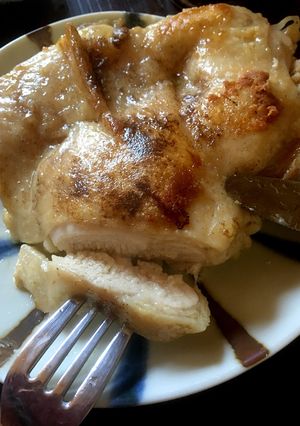 塩胡椒のみ立派なメイン鳥もも肉の蒸し焼き-レシピのメイン写真