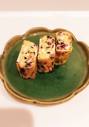 ❁柴漬けと黒胡麻の卵焼き❁-レシピのメイン写真
