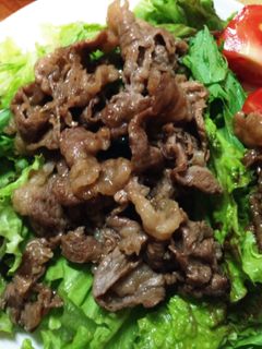 牛肉炒めのサラダ☆-レシピのメイン写真