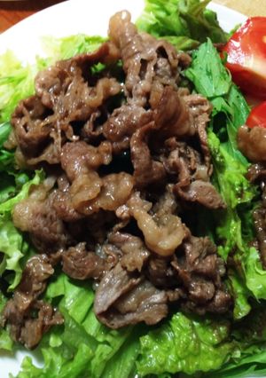 牛肉炒めのサラダ☆-レシピのメイン写真