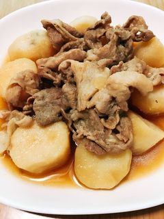 豚こま肉とじゃがいもの甘辛煮-レシピのメイン写真