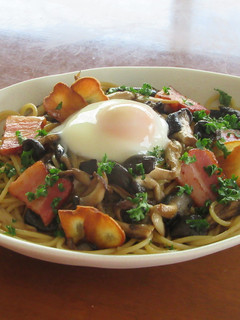 ベーコンとたっぷりきのこの和風醤油パスタ-レシピのメイン写真