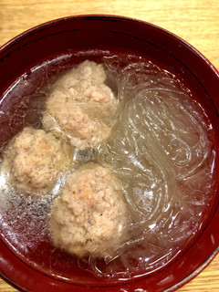 豚ひき肉の肉だんごと春雨のスープ-レシピのメイン写真