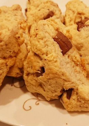 簡単♪HMでスタバ風チョコスコーン☆-レシピのメイン写真