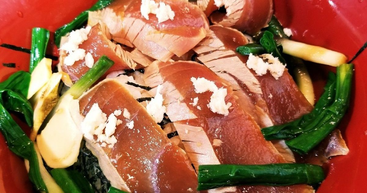 サムライ特製オホーツク滝上漬マグロ丼♥ by 自炊生活サムライ一弘