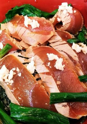 サムライ特製オホーツク滝上漬マグロ丼♥-レシピのメイン写真