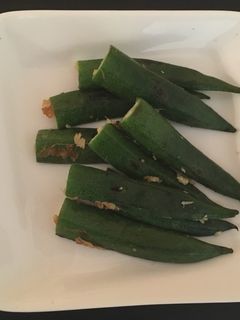 オクラのしょうが焼き-レシピのメイン写真